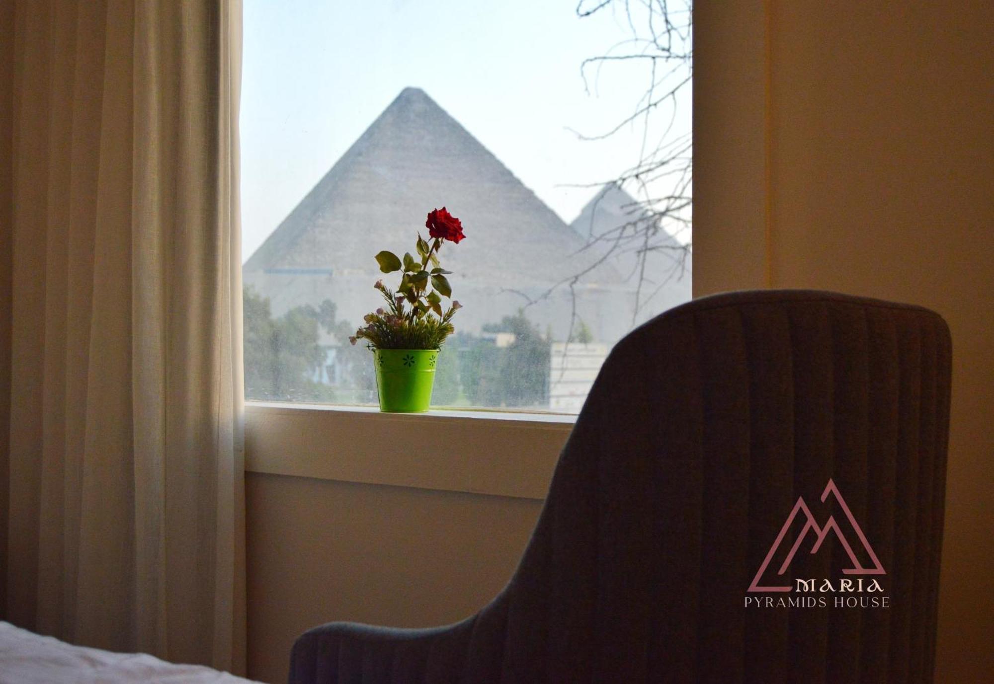 Maria Pyramids House Hotel Kafrat al Jabal Exterior photo